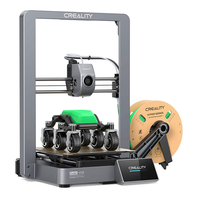 Creality Ender 3 V3 Super 3D პრინტერი 600 მმ ინტელექტუალური თვითშემოწმება